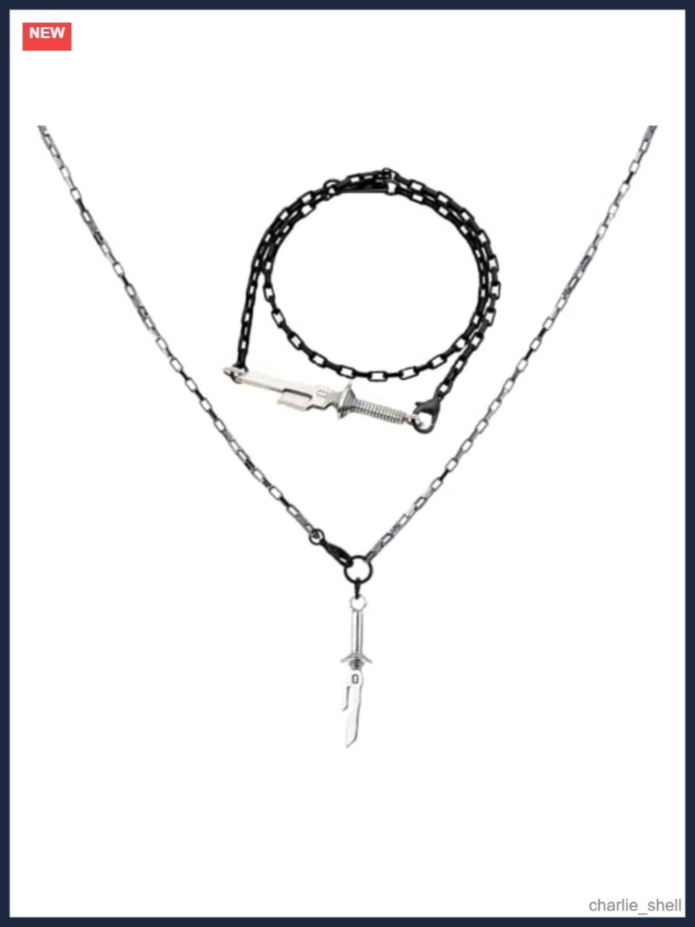 Toji Fushiguro Anime Cosplay Jewelry Set Necklace Earrings Bracelet Zinc Alloy